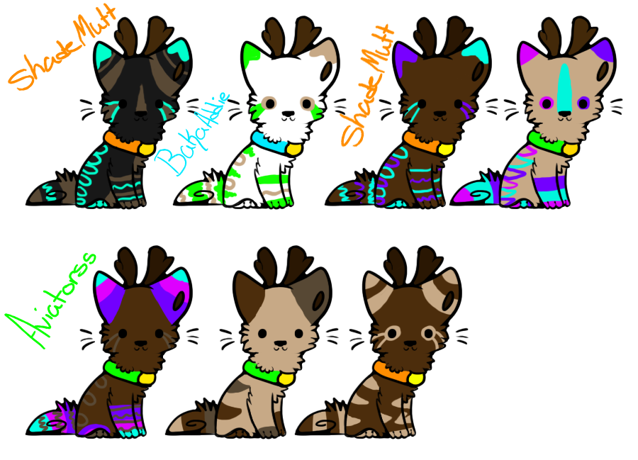 Deer dog breedable pups