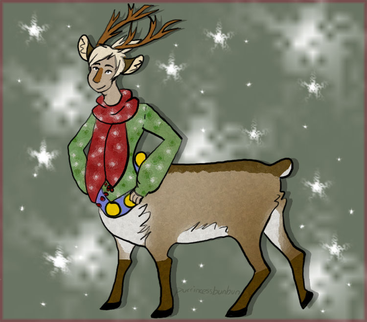 Reindeer Centaur Centaur Reindeer Adoptable {open} by PurrincessBunbun on DeviantArt