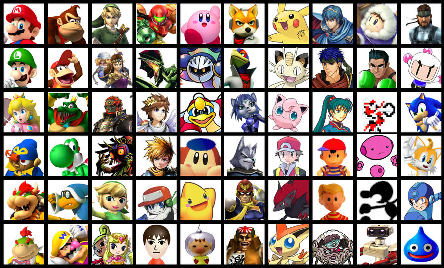 SSB4 Roster as of August 8th by Ariand54321 on DeviantArt