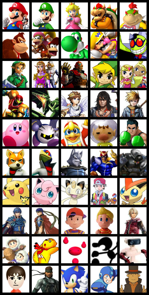 SSB4 Roster as of Sep. 9th by Ariand54321 on DeviantArt