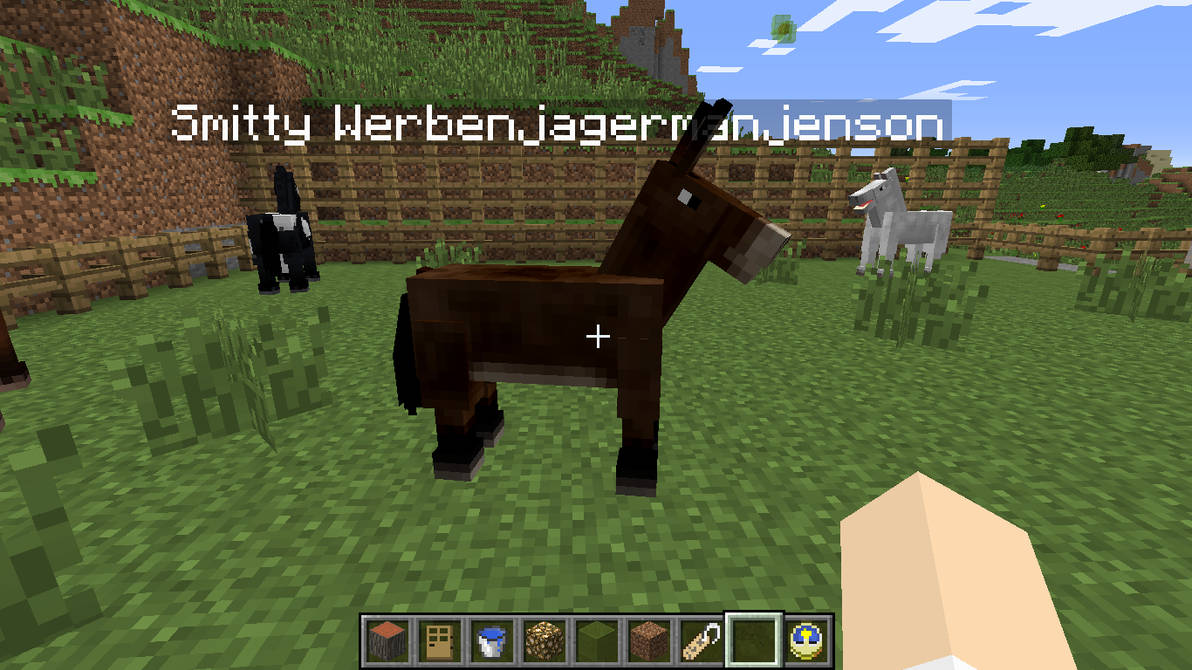 Minecraft Smithee Smitty, the mule by Shadowian1 on DeviantArt