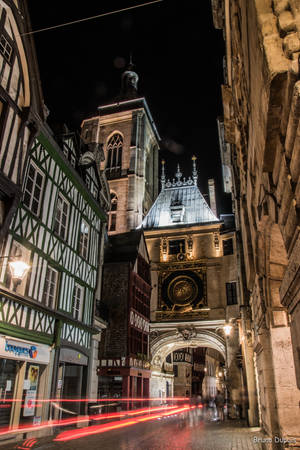 le gros horloge by night by BD-76 le gros horloge by night by BD-76