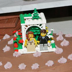 LEGO Wedding Cake Topper