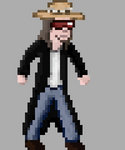 Pixel Dross: jump and heel kick by felivans