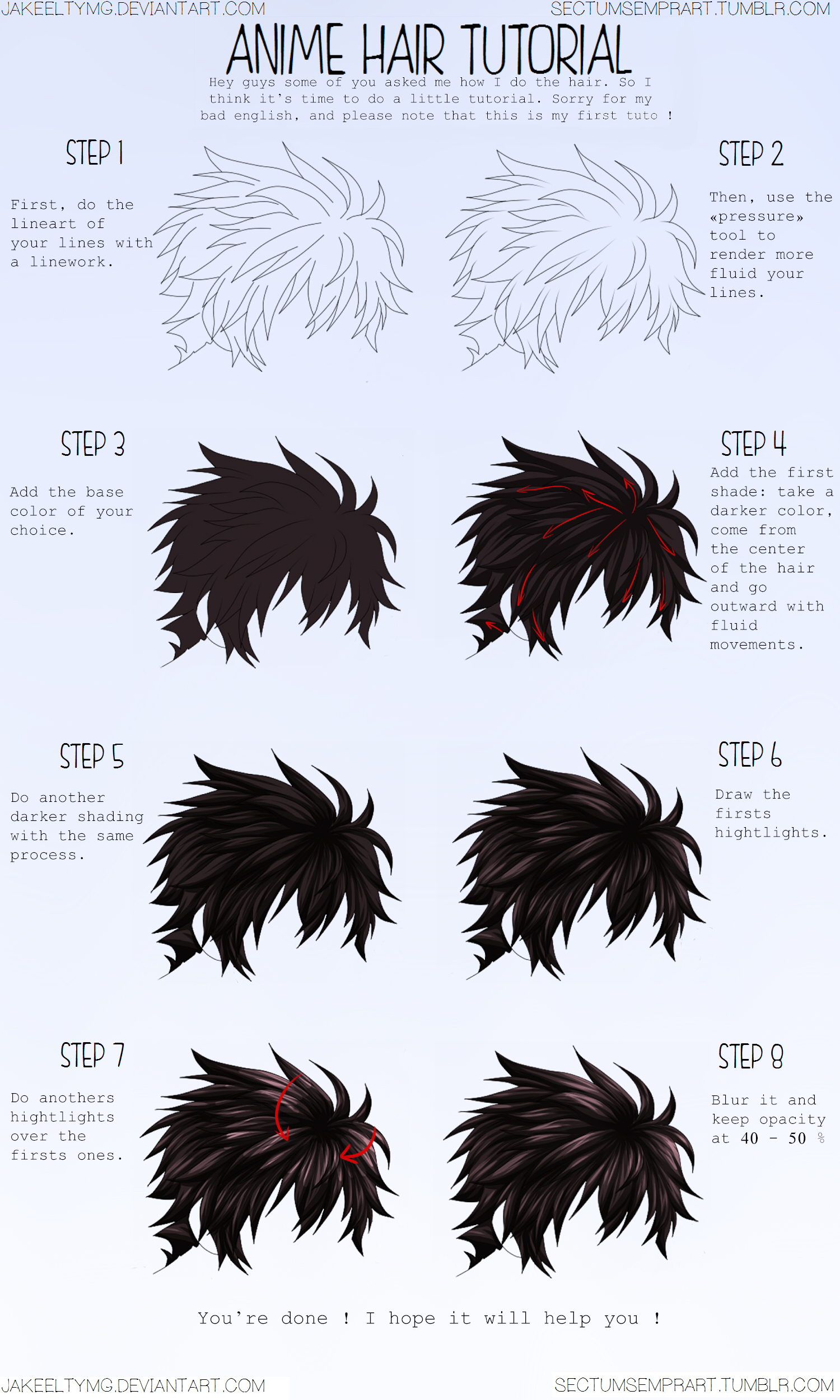 Hair Coloring Tutorial by Marimari999 on DeviantArt