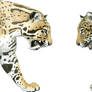 Sabre-toothed Cat and Jaguar