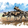 African Painted Dog Pack