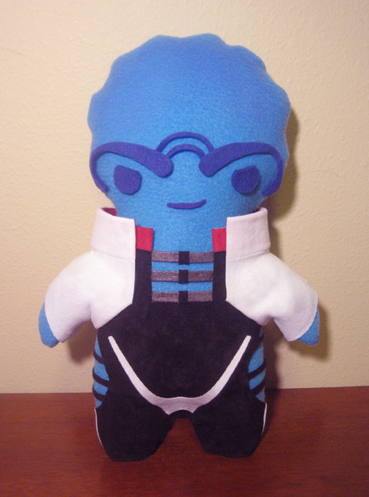 mass effect aria plush, chibi style!