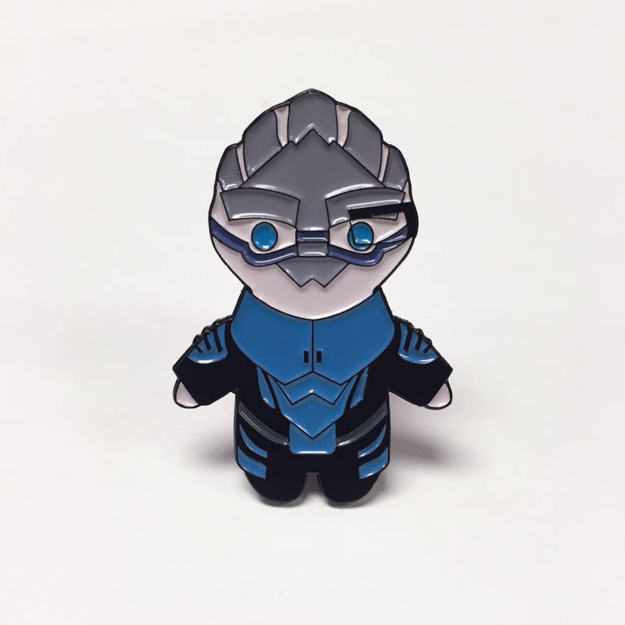 Mass Effect Garrus enamel pin.