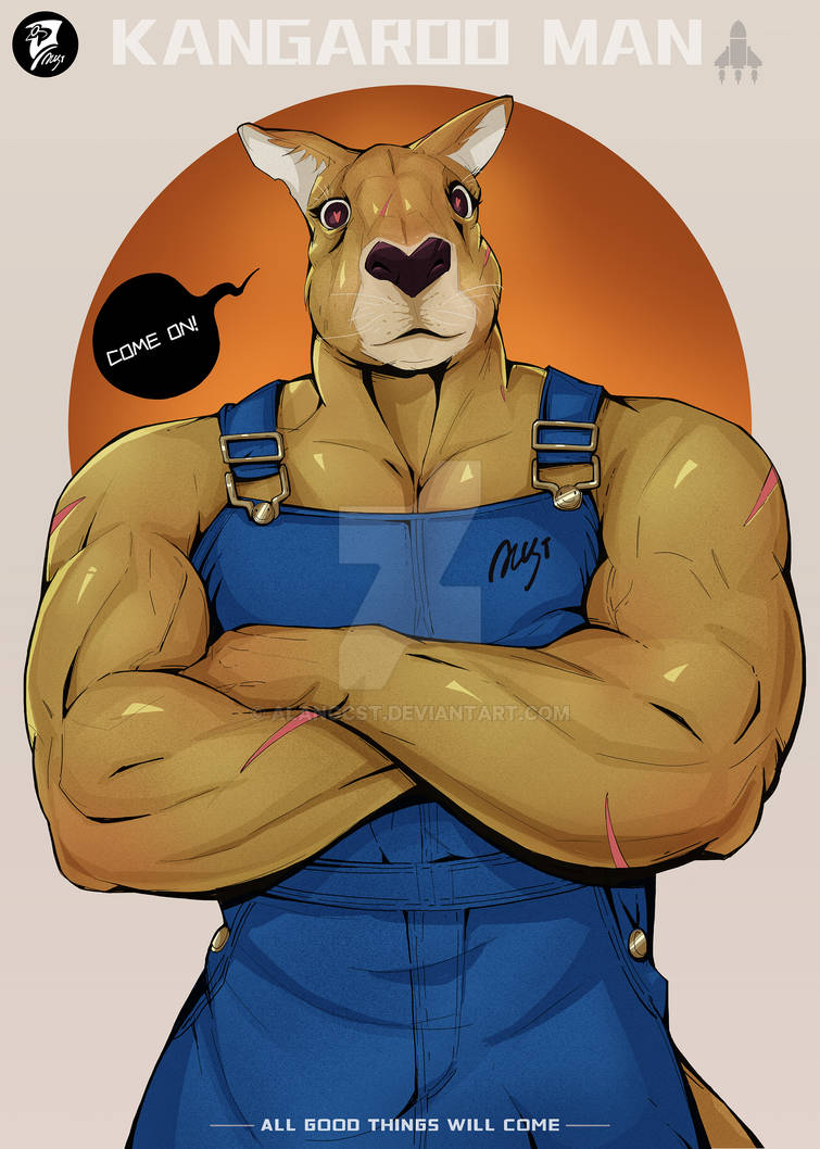 Muscle kangaroo by alangcst on DeviantArt