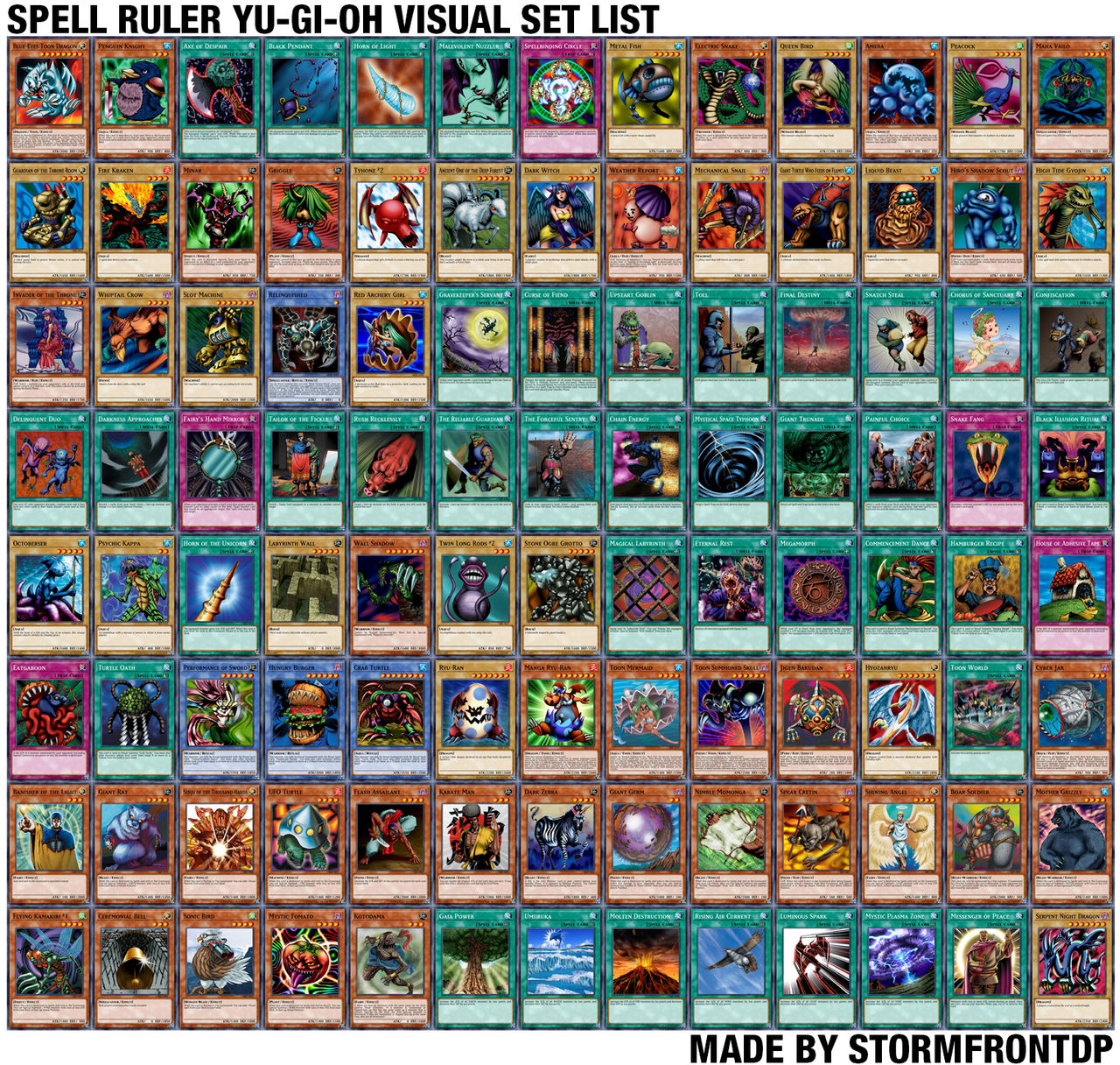 Yu-Gi-Oh Spell Ruler/Magic Ruler SRL/MRL Set List by Stormfrontdp on DeviantArt Yu-Gi-Oh Spell Ruler/Magic Ruler SRL/MRL Set List by Stormfrontdp on DeviantArt