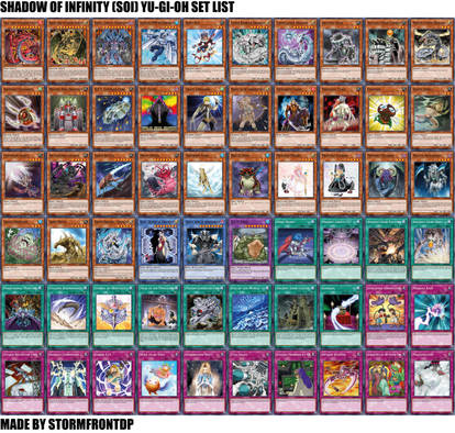 yugioh shadow of infinity card list Upper Deck Yu-Gi-Oh Shadow of Infinity 1st Edition Booster Box