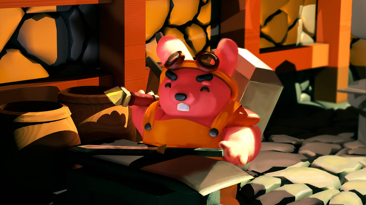 Rabbit Blacksmith by danielniciata1 on DeviantArt