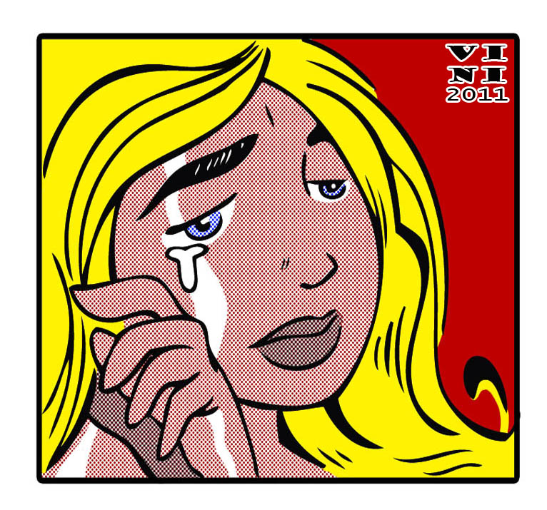 Woman Crying_Lichtenstein