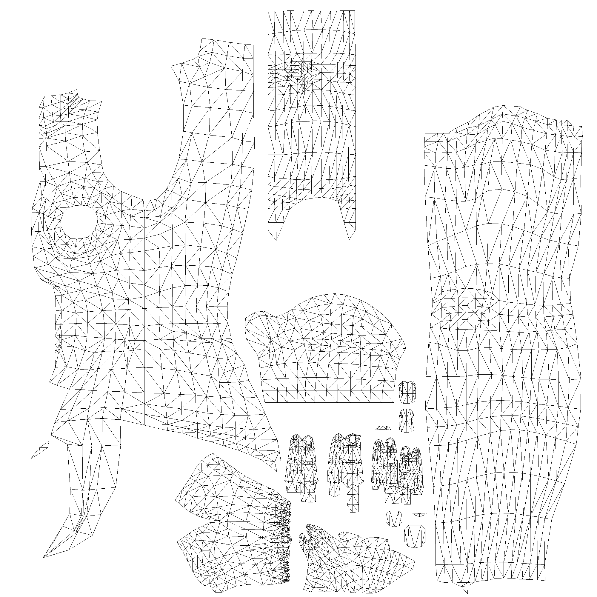 Body Texture Map