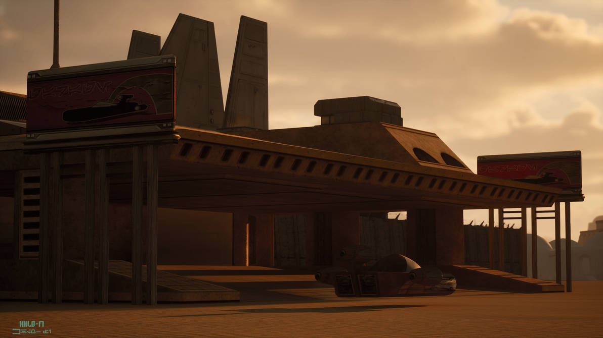 Star Wars Galaxies Conversion Garage 2023 By Khlo fi On DeviantArt speeder-garage-star-wars-galaxy-s-edge-inspired-3d-print-stl-files-etsy
