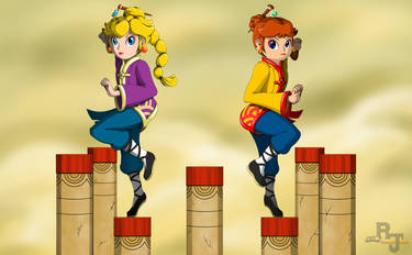 Kung Fu Peach and Daisy