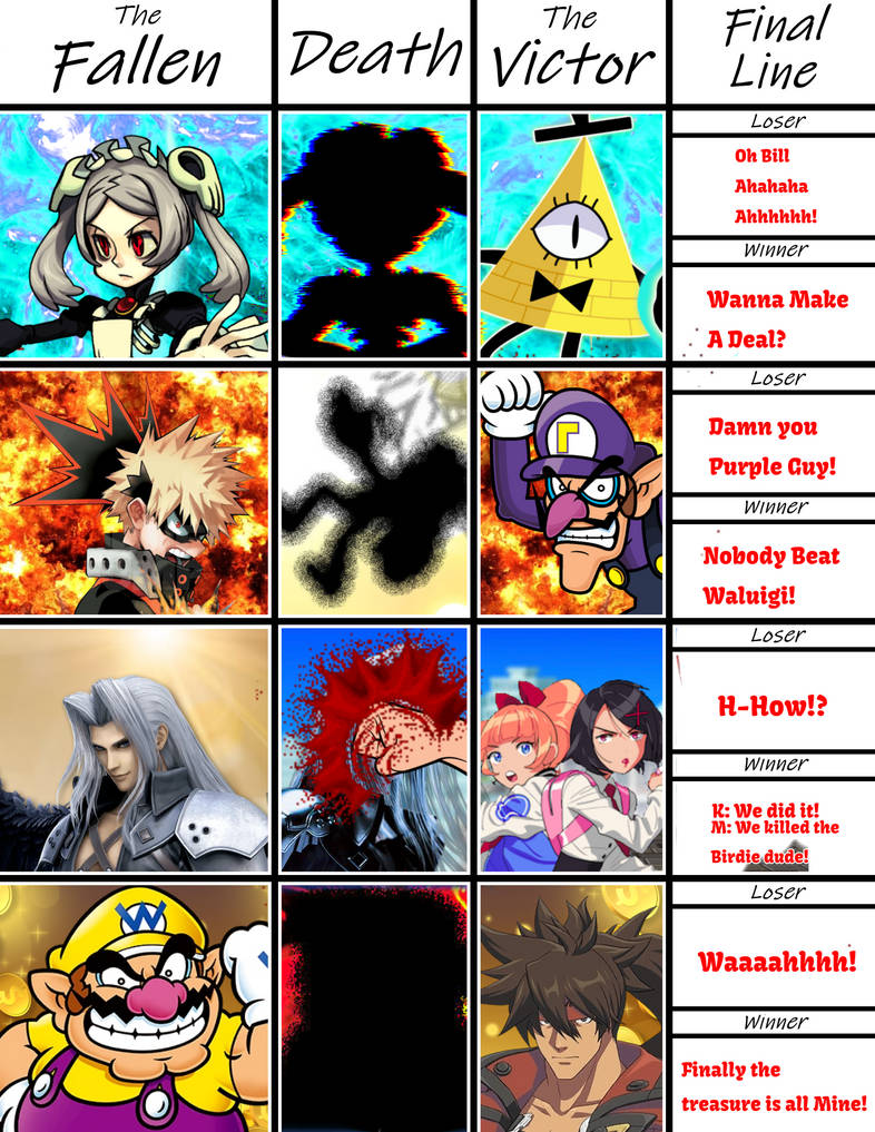 Death battle Template Last word 7 by Ds534 on DeviantArt