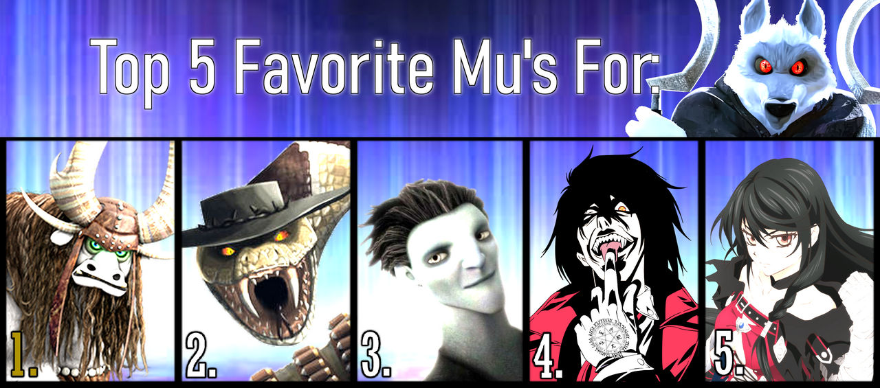 Top 5 favorite MU for Death by Ds534 on DeviantArt