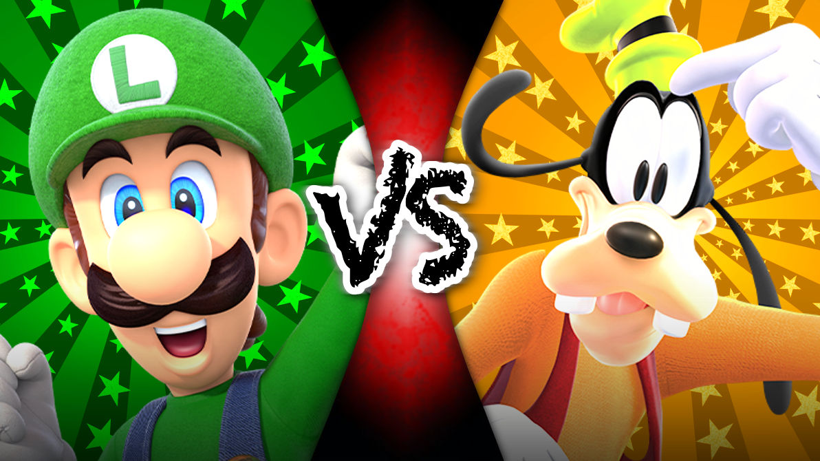 Luigi vs Goofy by Ds534 on DeviantArt