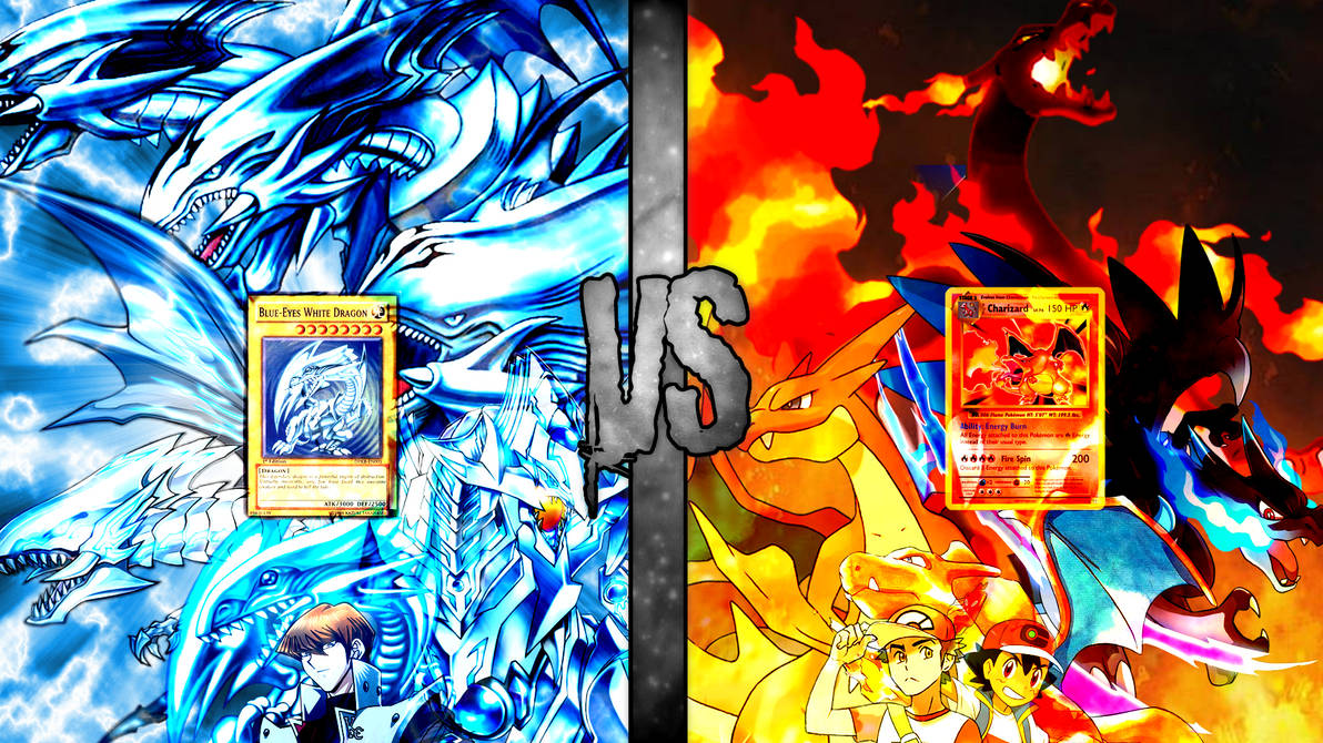 Blue-Eyes White Dragon vs Charizard (Composite) by Ds534 on DeviantArt Blue-Eyes White Dragon vs Charizard (Composite) by Ds534 on DeviantArt
