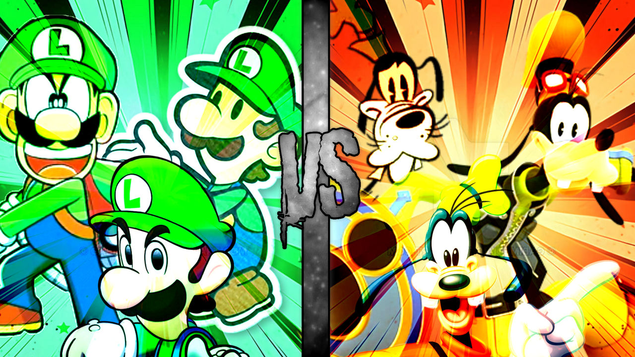 Luigi vs Goofy (Composite) by Ds534 on DeviantArt