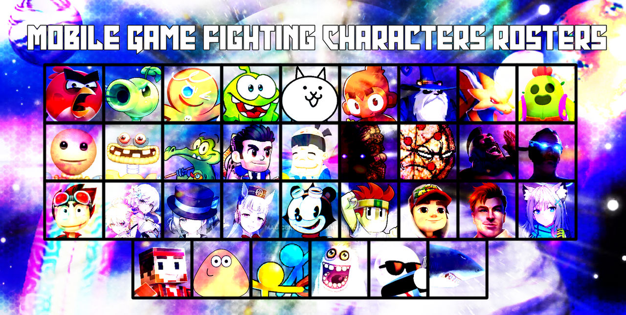 Game Character Roster Mobile Game Fighting Game Roster Concept by Ds534 on DeviantArt