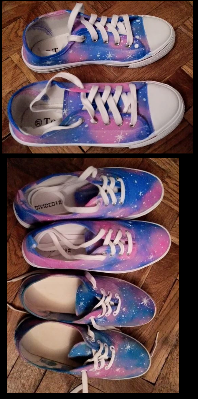 Galaxy shoes