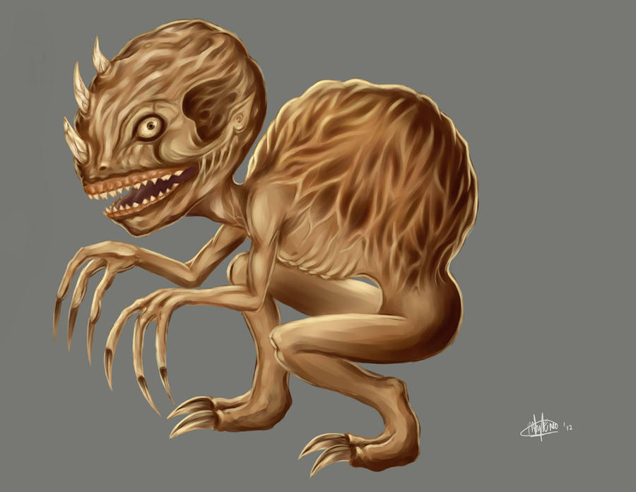 Distorted Monster Designs Monster Design 0 by TheRedVulture on DeviantArt