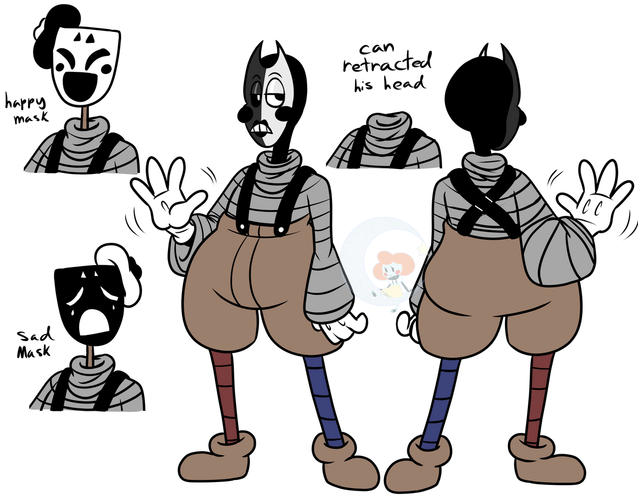 Avatar I've been working on - Mask Guy from Mime and Dash by