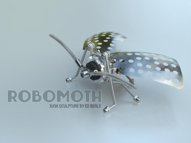 Robomoth Designs RoboMoth (3D model version) by birdbee on DeviantArt