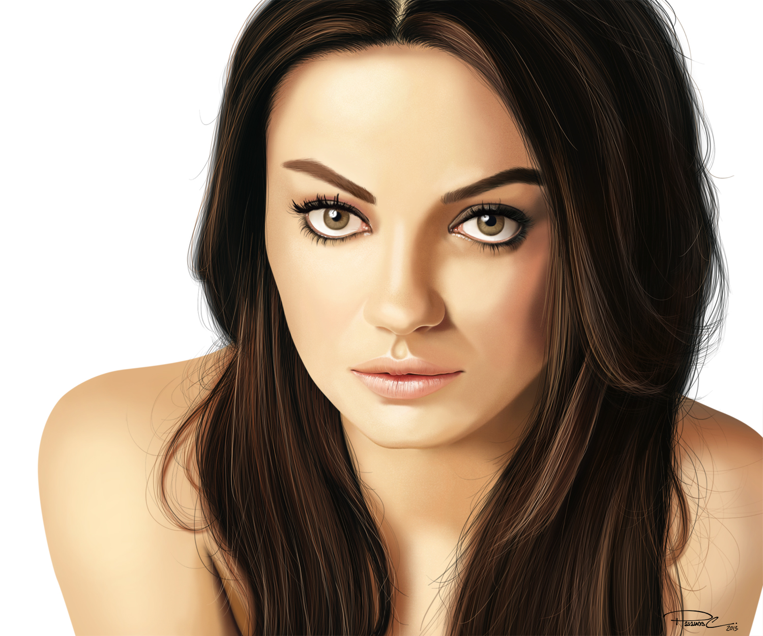 Mila Kunis Painting