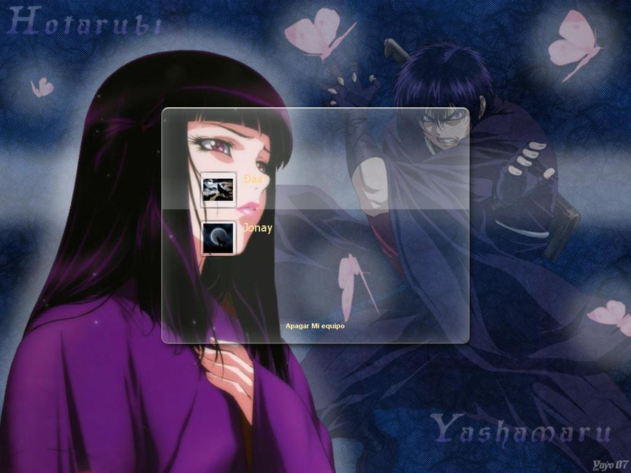Yashamaru Card Hotarubi and Yashamaru Logon by Aedarun on DeviantArt