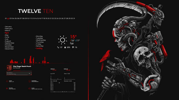 Blacks Rainmeter