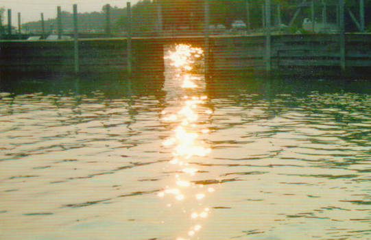 Lakeside Dock at Sunset