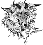 sketch for tattoo 2 - Crazy Fox by FeurigenSatan