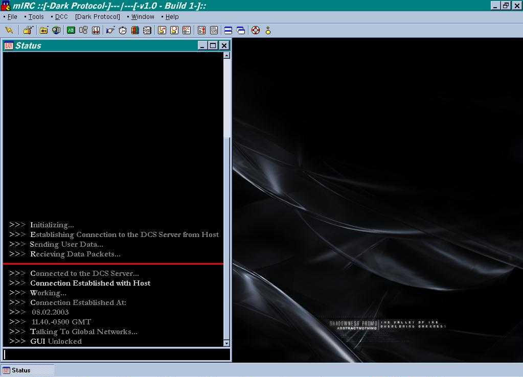 ScreenShot of My mIRC Script by Darkside- on DeviantArt