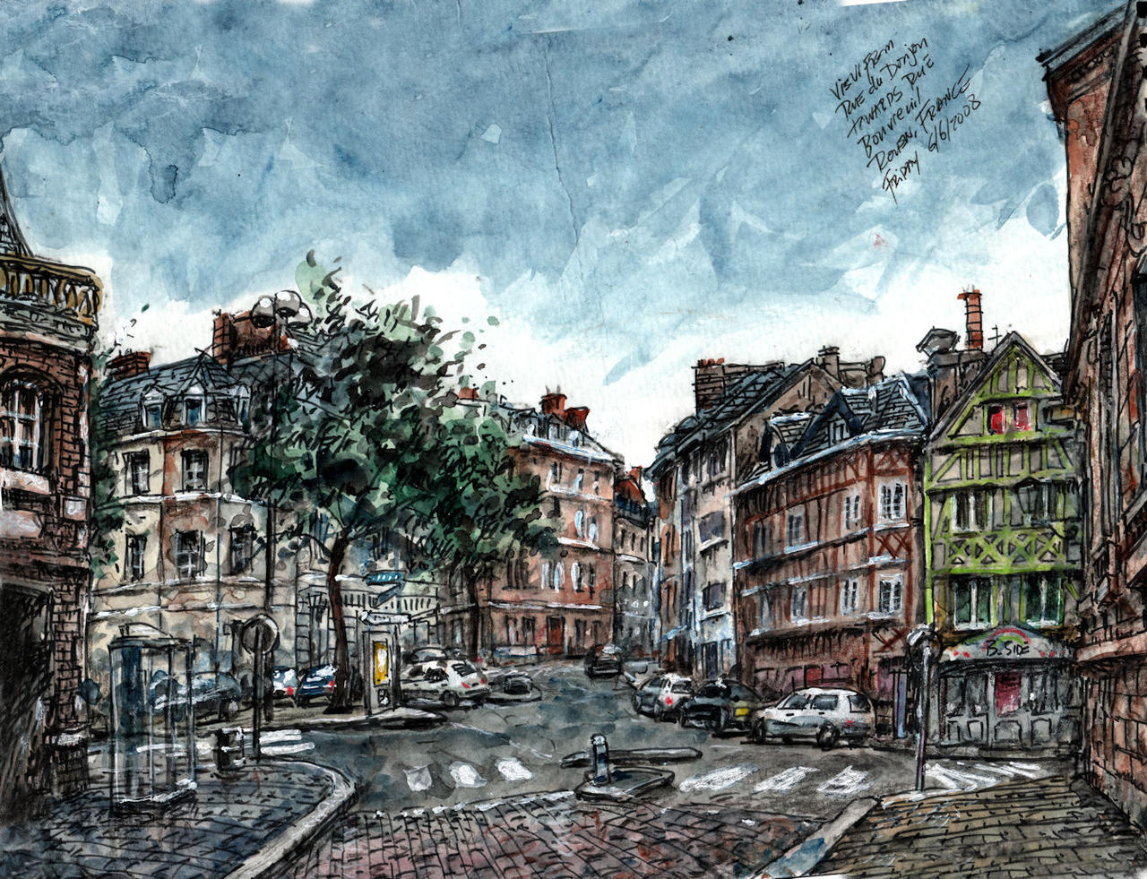 Rue Donjon Rouen by BunSakashita on DeviantArt