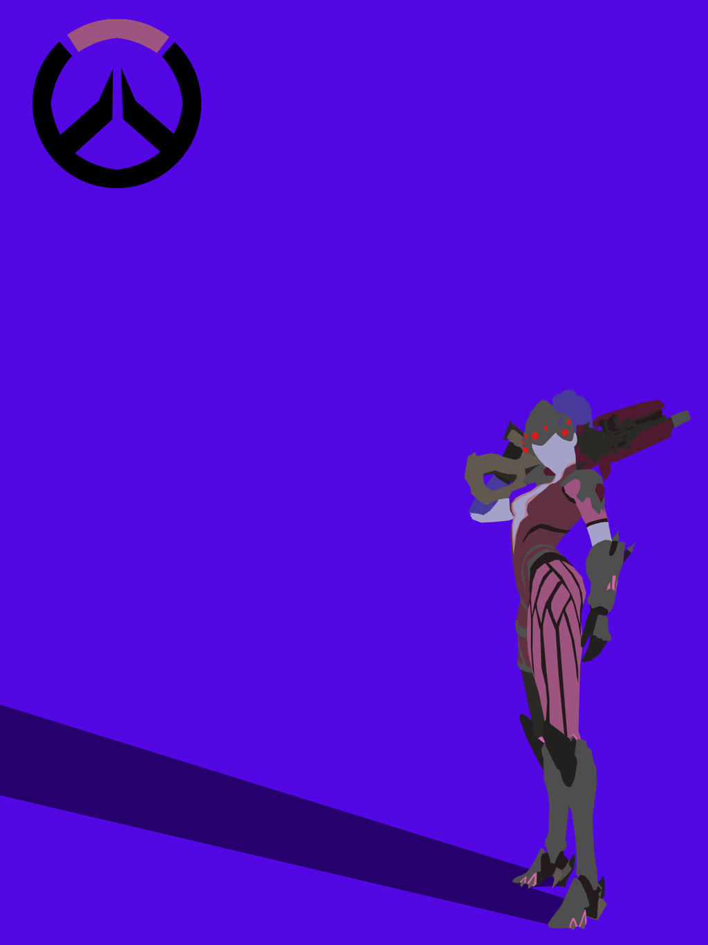 Widowmaker Minimalist Poster by DoodledorkArt on DeviantArt