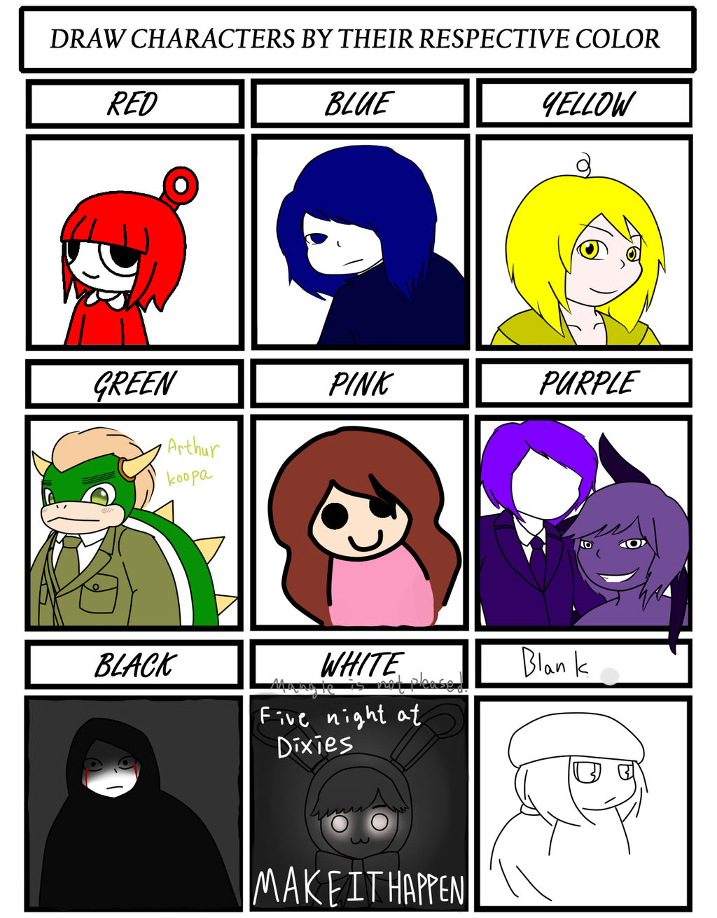 Memse Color Color meme by Jamiecheater on DeviantArt