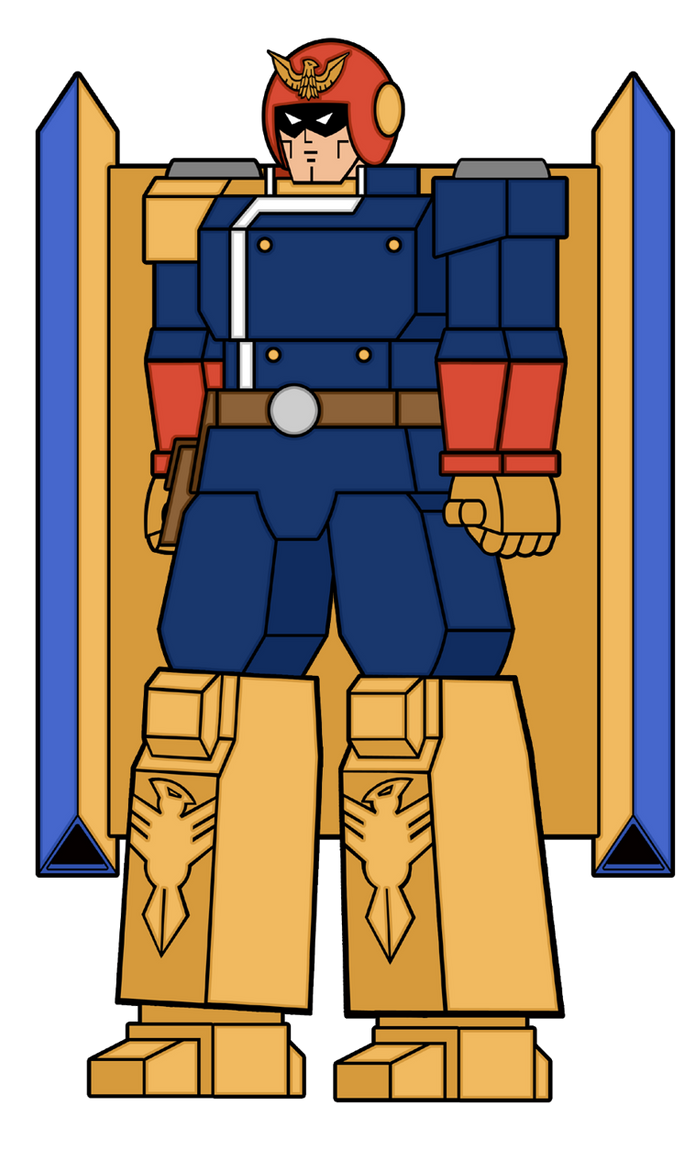 Mecha Captain Falcon by Combatkaiser on DeviantArt