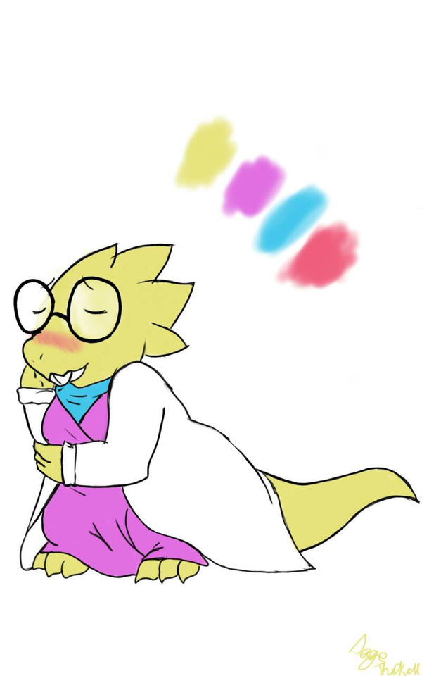 Dr. Alphys Fanart by Sagearooni on DeviantArt