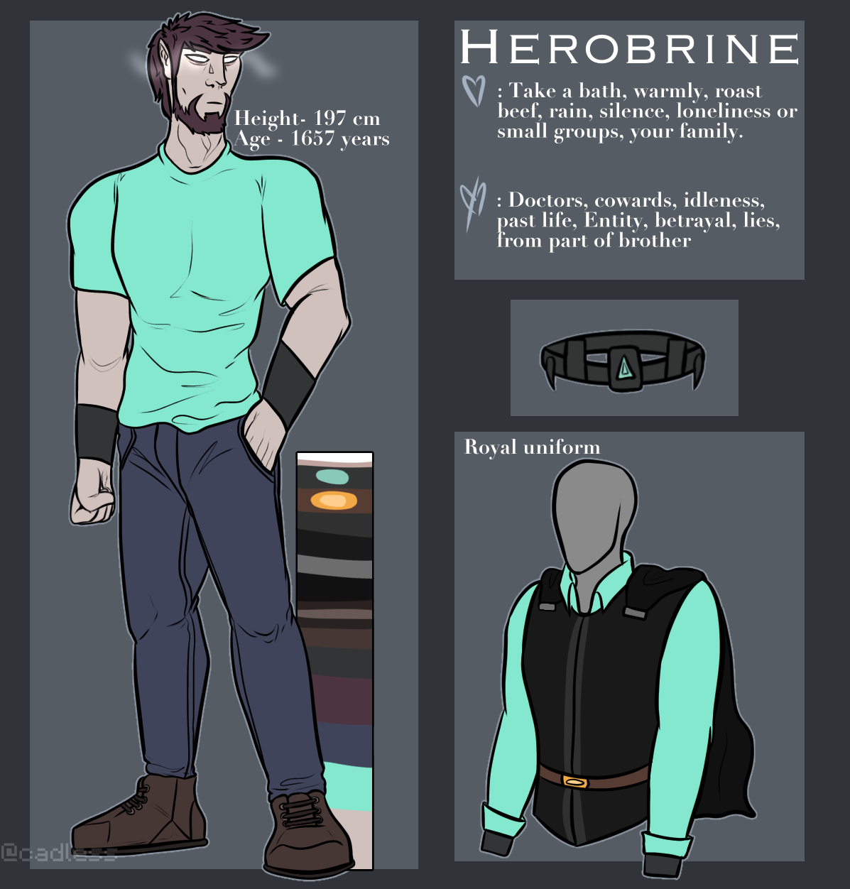 Herobrine (Canon)/Withersoul 235  Character Stats and Profiles