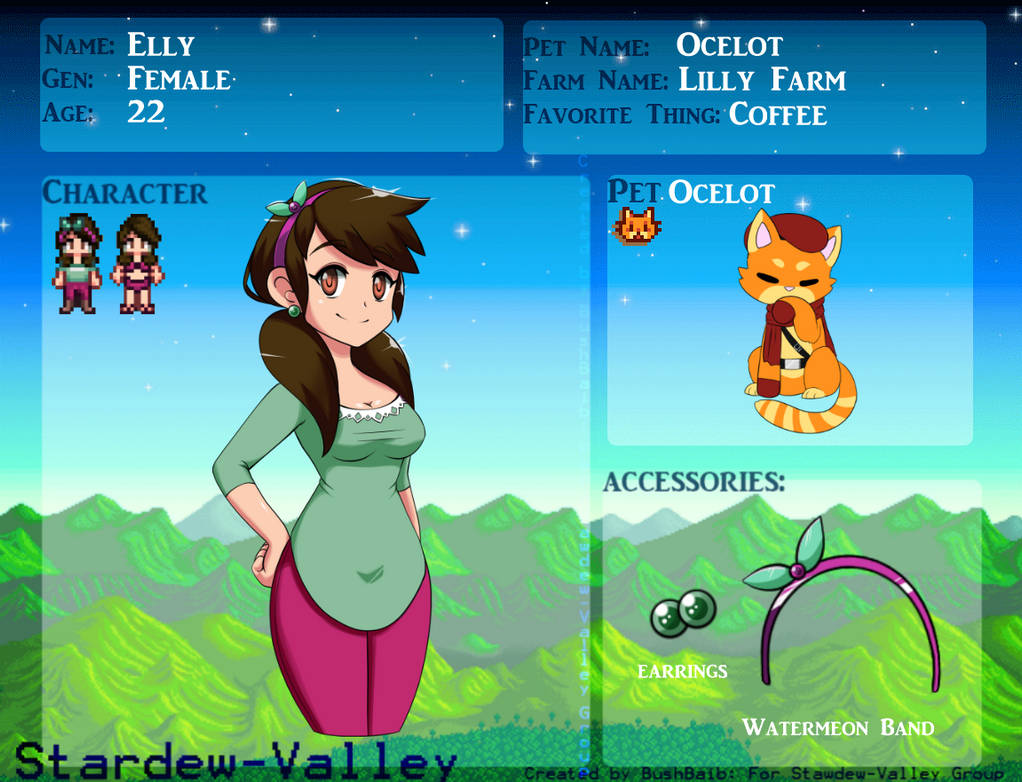 Elly Stardew Valley Form Updated By Kittyninja01 On Deviantart Elly Stardew Valley Form Updated By Kittyninja01 On Deviantart