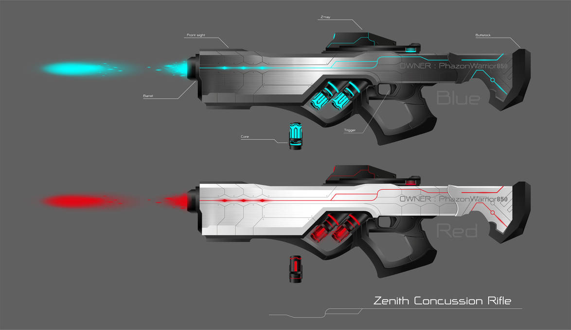 Zenith Rifle Weapon Commission 4 - Zenith Concussion Rifle by SherlynWinters on ...