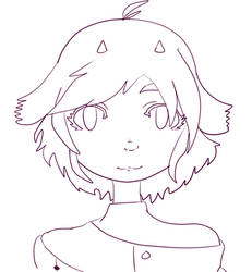 Poeto Headshot 1 Lineart