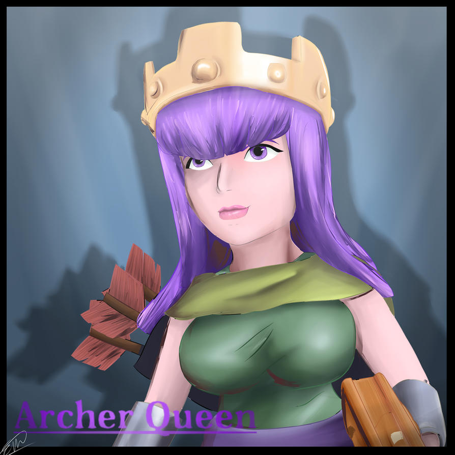 Archer QueenClash Of Clans//Speedpaint By SwiftSandStorm On DeviantArt.