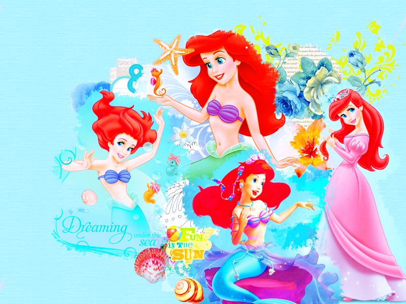 Disney Collage: The Little Mermaid