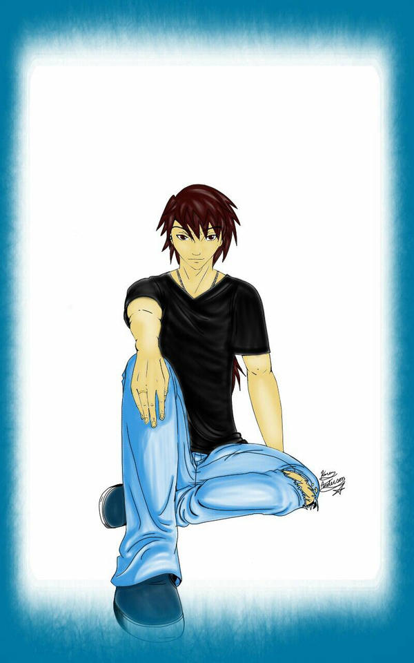 Random guy drawing by AkumaDuchess666 on DeviantArt