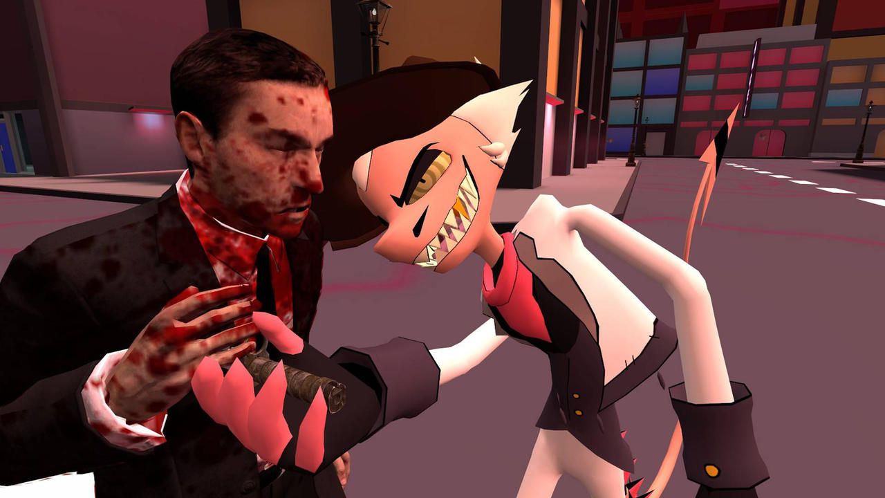 Striker Kill Man In Black Helluva Boss X Yakuza by Domza1964 on DeviantArt